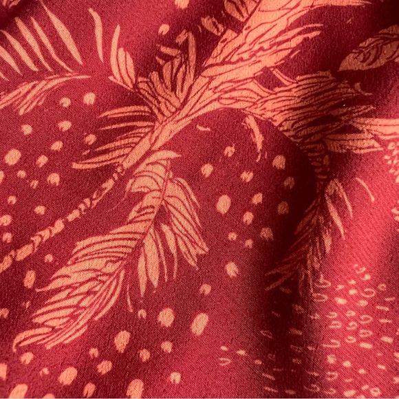 Soft Surroundings Hermosa Long Sleeve Button Floral Island Print Tunic Top Large - Picture 8 of 11